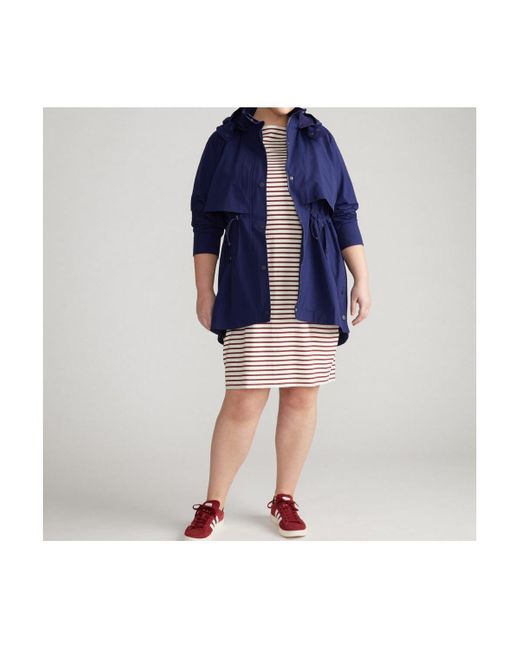 UNIVERSAL STANDARD Blue Plus Size Precision Parka