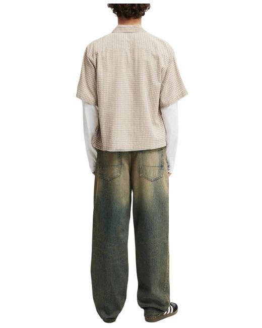 Cotton On Green Relaxed Fit baggy Jeans for men