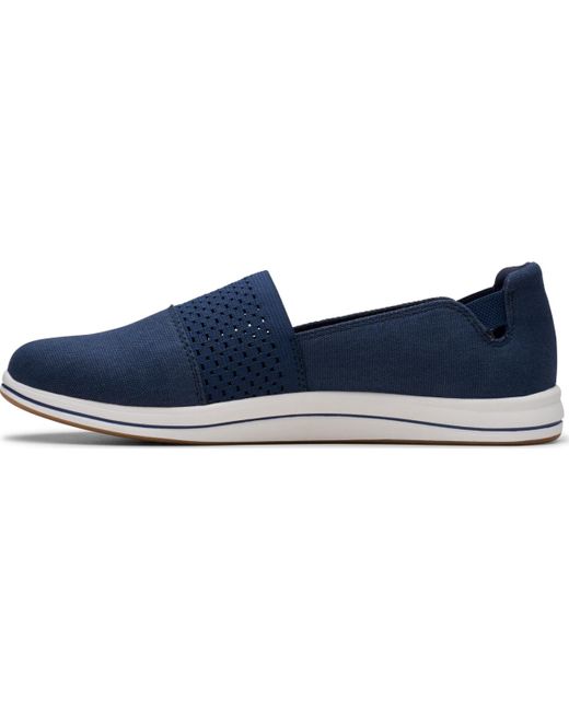 Clarks Blue Cloud Steppers Breeze Vibe Flat Shoes