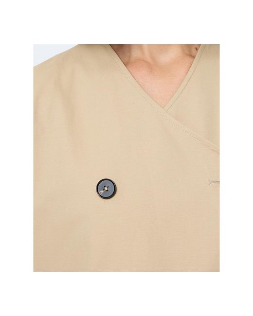 French Connection Natural Double Breasted Jacket