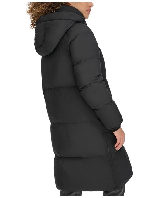 Levi's Black Mid-length Puffer Jacket