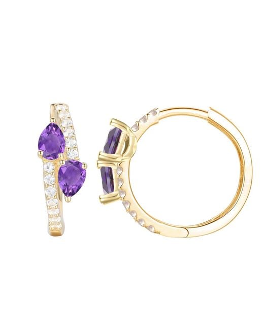 Macy's Metallic Multi Gemstone Earrings