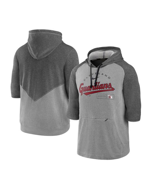 Nike Synthetic Heather Charcoal, Heather Gray Cleveland Guardians Team