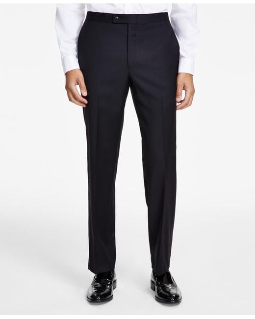 Michael Kors White Classic-fit Stretch Tuxedo Pants for men