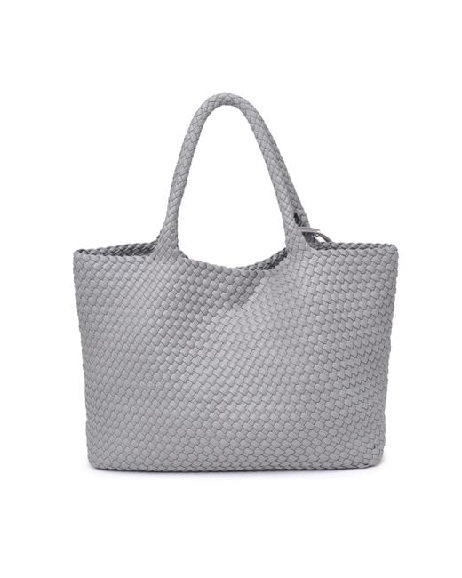 A&A Luxe Yara Woven Large Tote Bag