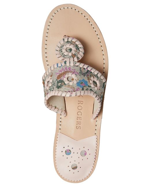 Jack Rogers White Jacks Flat Sandals