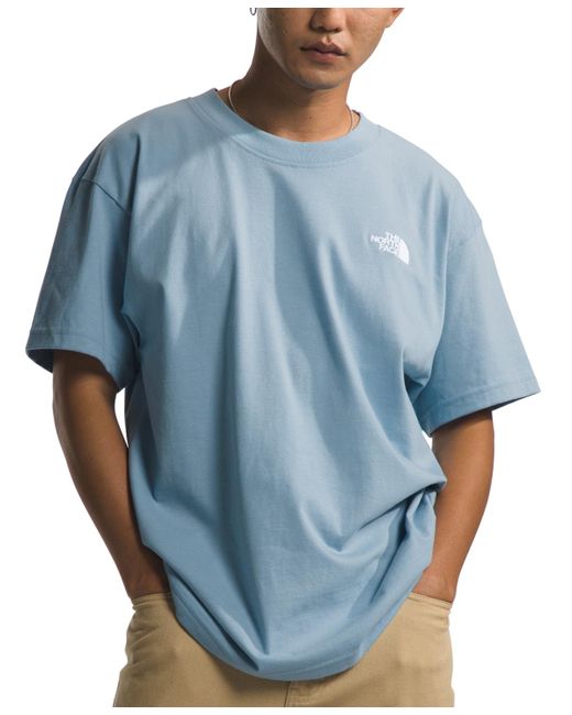 The North Face Blue Evolution Relaxed Logo T-shirt for men