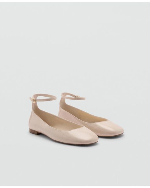 Mango White Mixed Pendant Shoes