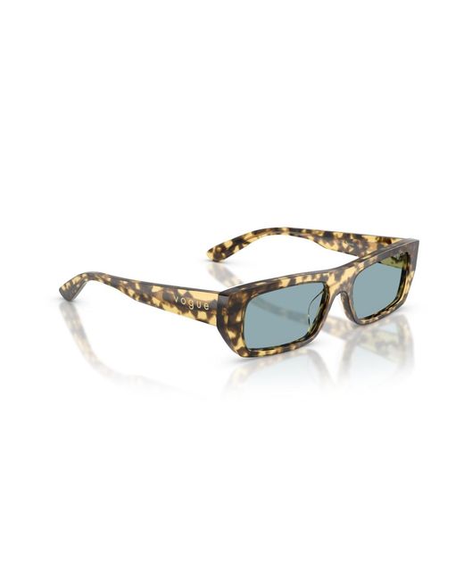 Vogue Eyewear Blue Rectangle Sunglasses