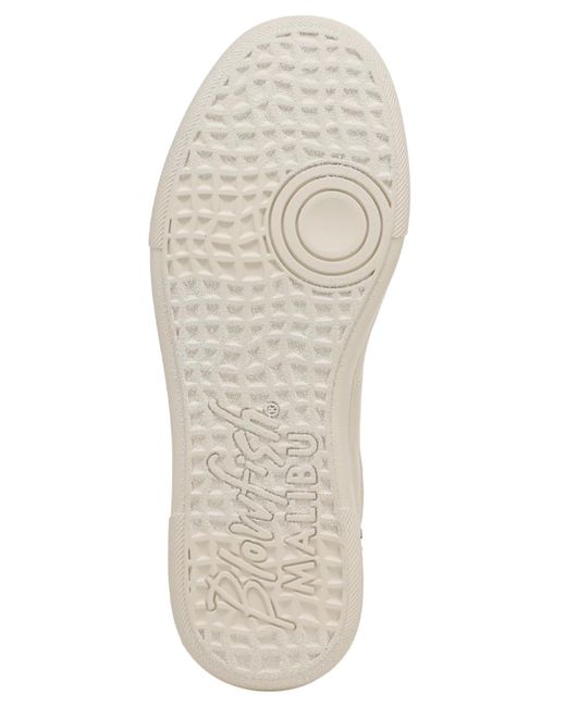 Blowfish White Tucson Low Top Lace Up Platform Sneakers