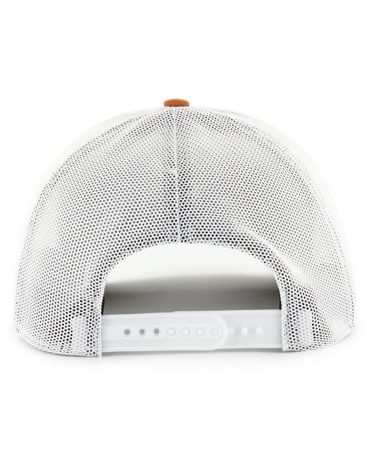 '47 Brown Texas Orange Texas Longhorns Rangefinder Brrr Trucker Adjustable Hat for men