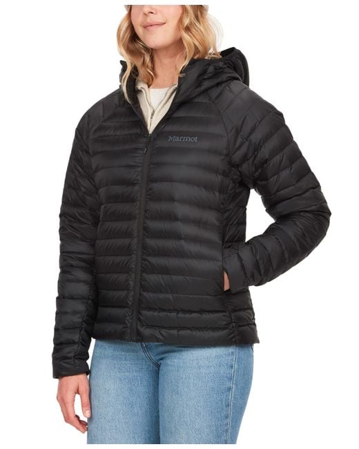 Marmot Black Hype Down Filled Puffer Jacket