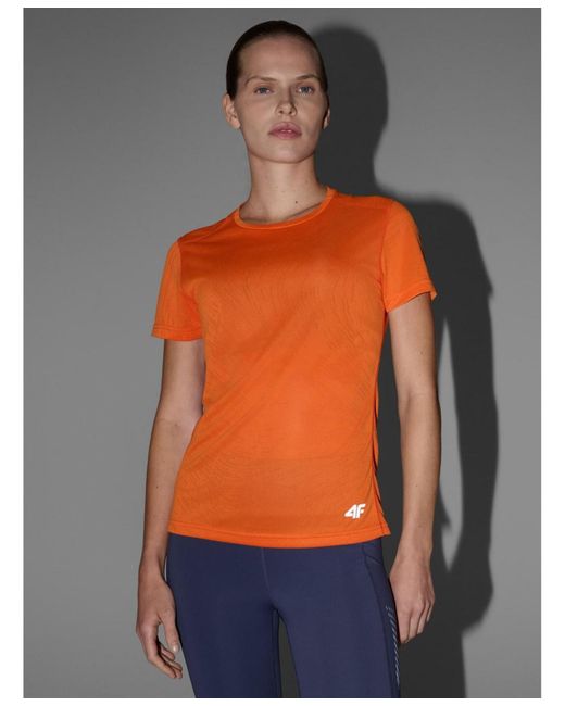4F Orange Regular Running T-shirt