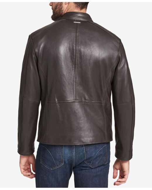 marc new york leather moto jacket