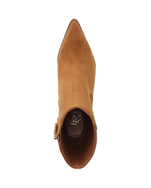 Franco Sarto Brown Appia Pointed Toe Dress Booties