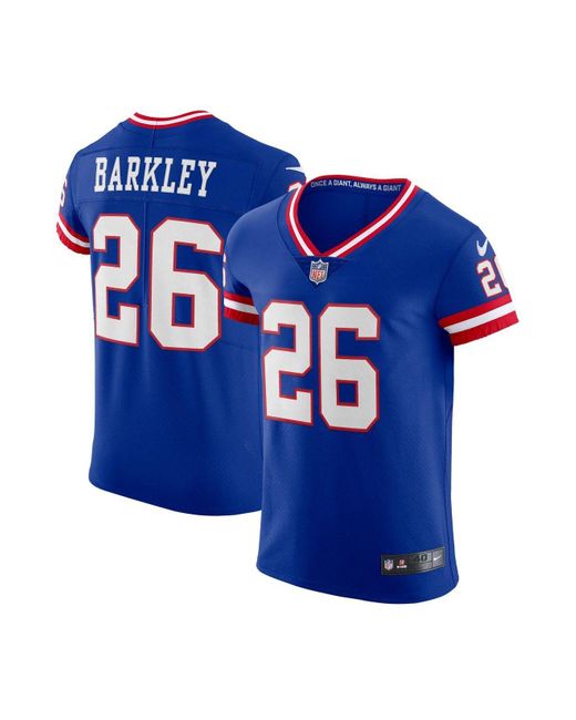 Nike Saquon Barkley Royal New York Giants Classic Vapor Elite Player