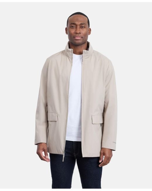 Calvin Klein White Utility Jacket for men