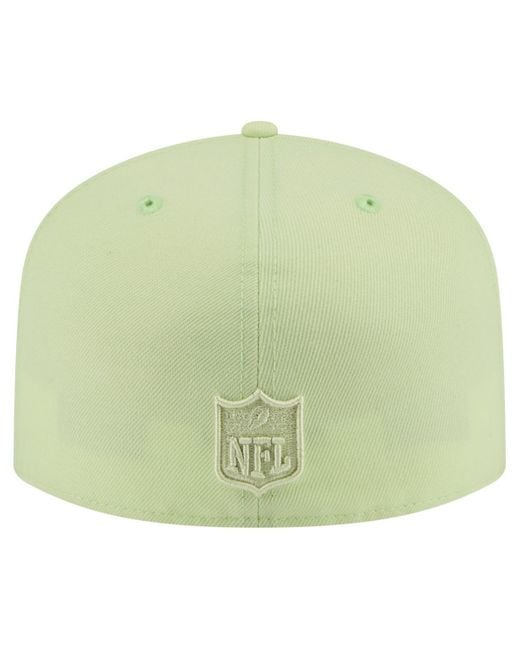 KTZ Green Philadelphia Eagles Color Pack A-frame 59fifty Fitted Hat for men