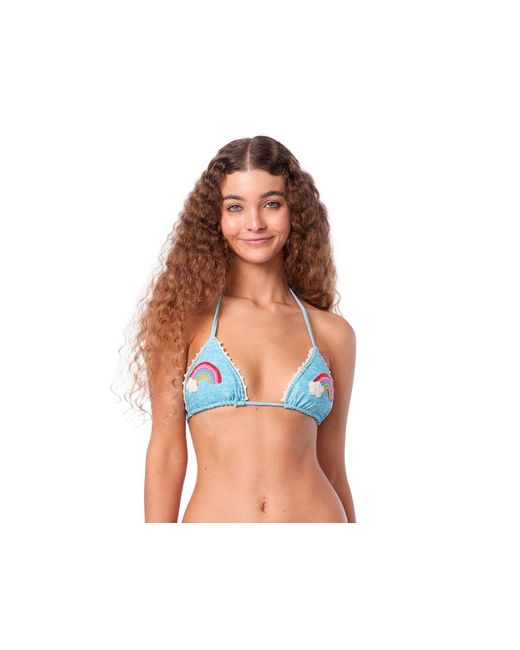 CAPITTANA Black Meli Rainbow Top