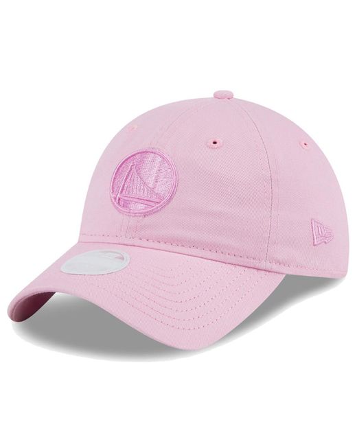 KTZ Pink Golden State Warriors Colorpack Tonal 9twenty Adjustable Hat