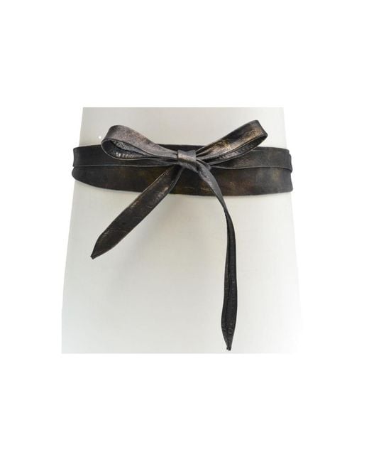 Ada Black Midi Wrap Belt