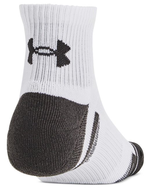 Under Armour White Performance Tech Quarter Socks