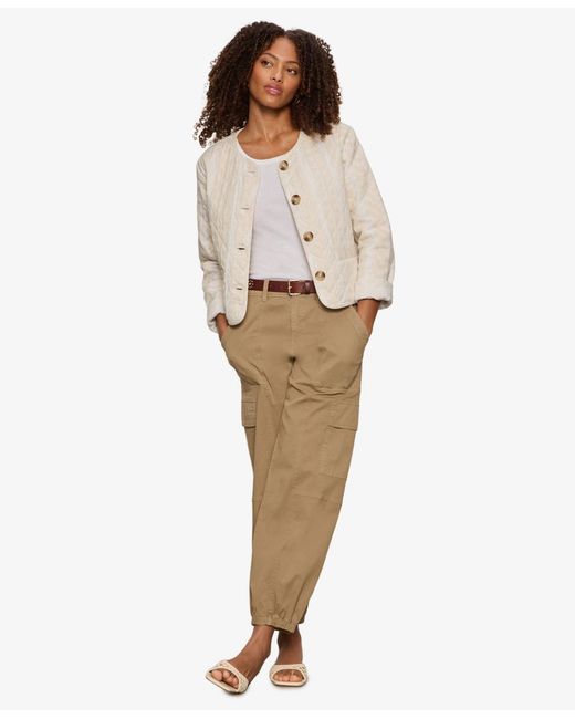 Sanctuary White Crafted Coco Quilted Button-front Jacket