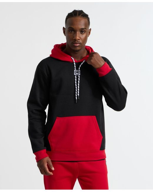 Ecko' Unltd Red Back Stack Pull Over Hoodie for men