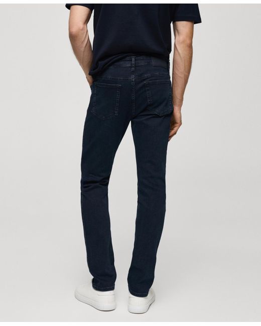 Mango Blue Slim Fit Ultra Patrick Jeans for men
