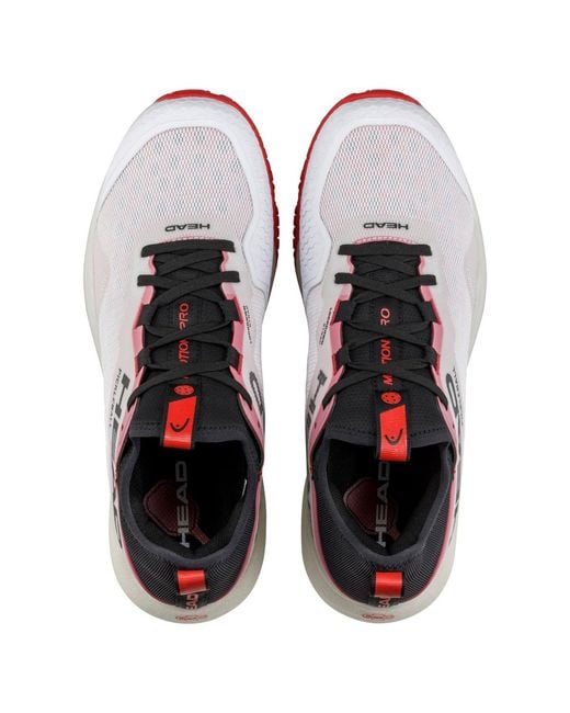 Head White Motion Pro Pickleball Shoes for men