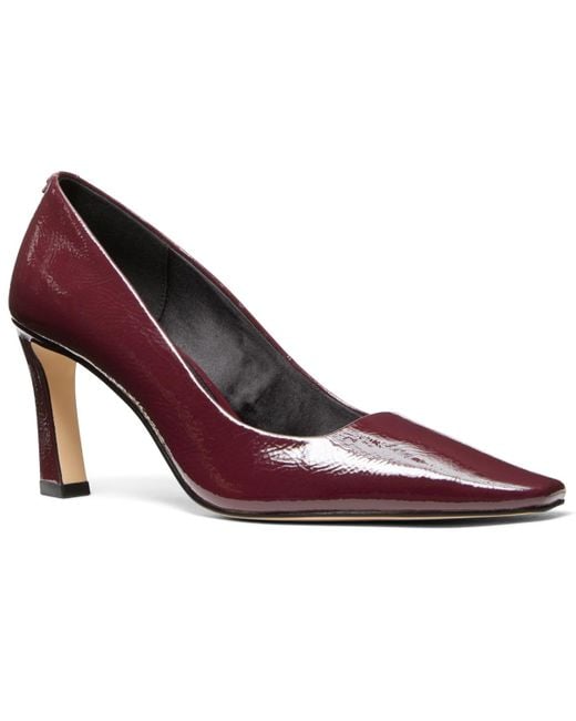 Michael Kors Red Darrah Pointed Toe Pumps