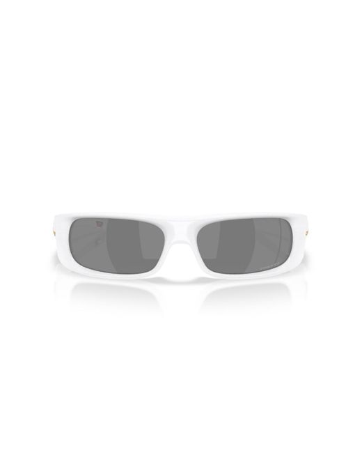 Oakley White Rectangle Sunglasses