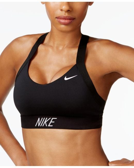 Nike Pro Cross-back Low-impact Sports Bra in Black