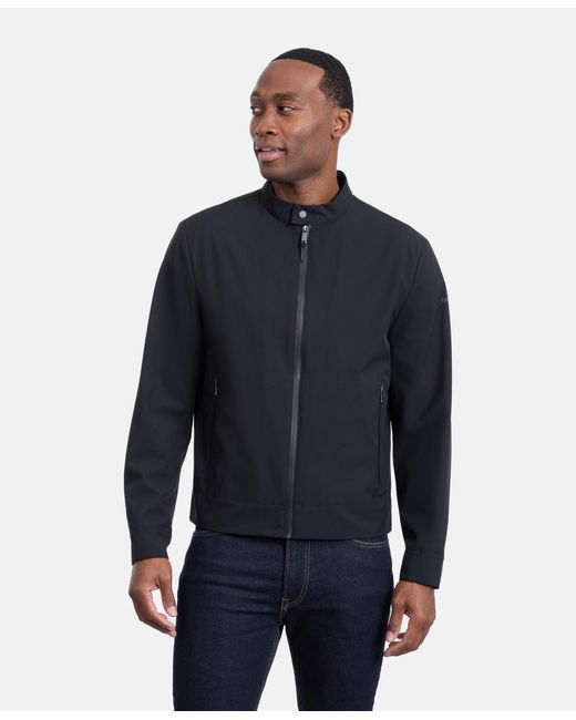 Calvin Klein Blue Mesh-lined Golf Jacket for men