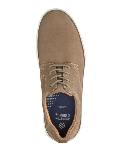 Johnston & Murphy White Mcguffey 2 Plain Toe Sneaker for men