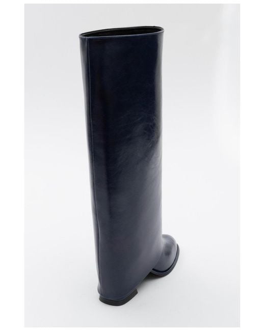 Prologue Shoes Blue Maybe Chunky Heel Boot ()