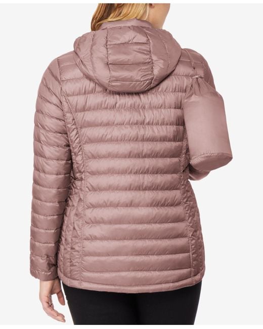 32 degrees packable hooded puffer coat
