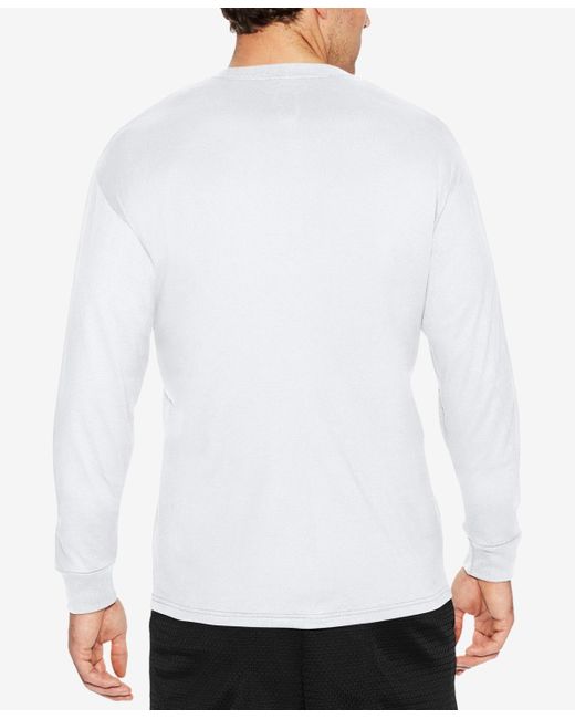 Champion White Long-sleeve Jersey T-shirt for men