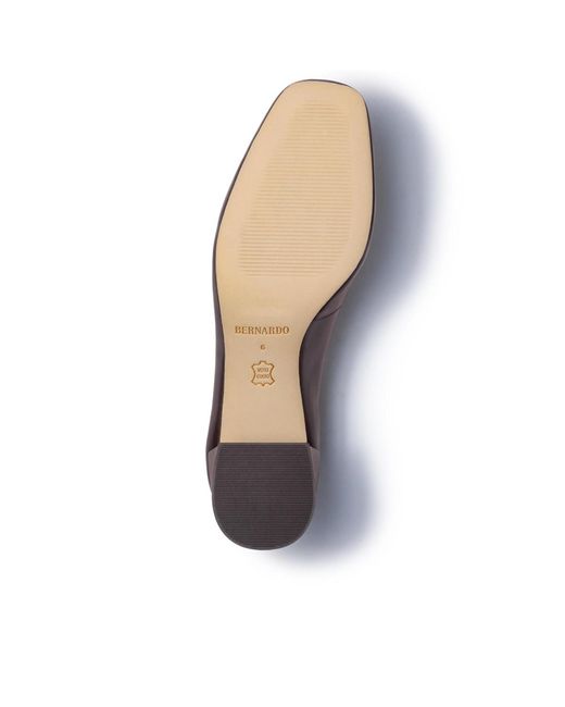 Bernardo Brown Amelie Mary Jane Pump