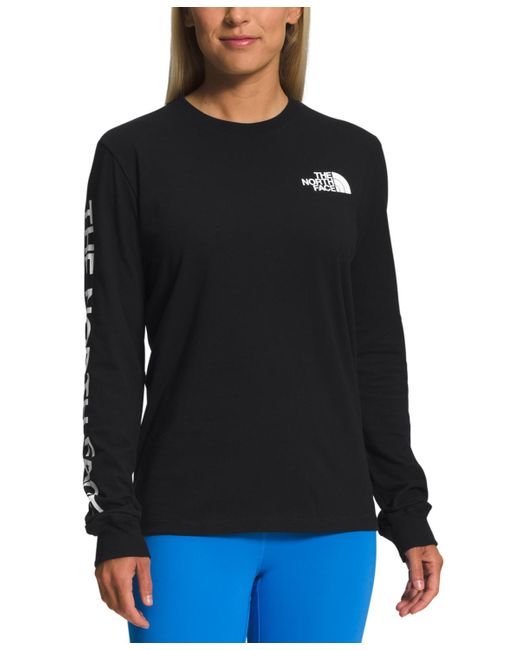 The North Face Black Long-sleeve Graphic T-shirt