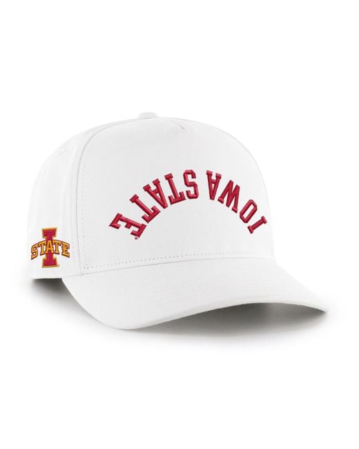 '47 White Iowa State Cyclones Flip Script Hitch Adjustable Hat for men