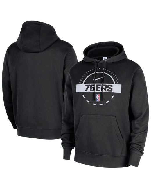 Nike Black Oklahoma City Thunder 2025/26 Authentic Practice Club Pullover Hoodie for men