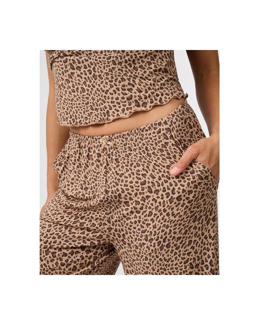 WeWoreWhat Brown Sleep Pull-on Pants