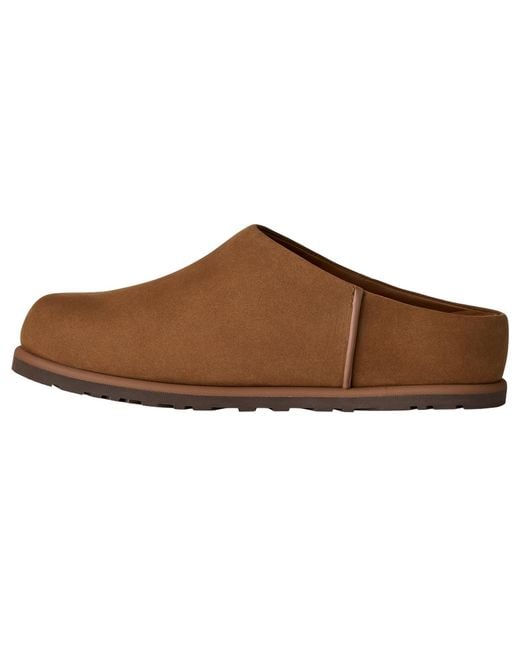 Ugg Brown Otzo Round Toe Clogs