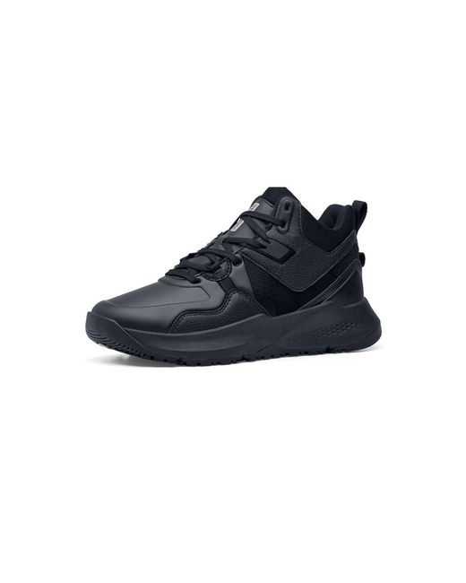 Shoes for Crews Blue Brakly Slip Resistant Water Resistant Work Shoes