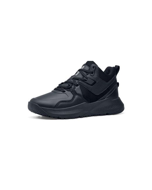 Shoes for Crews Blue Brakly Slip Resistant Water Resistant Work Shoes