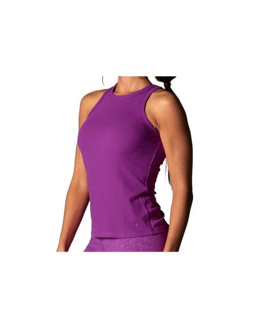 Tavi Purple Perfect Fit Rib Tank