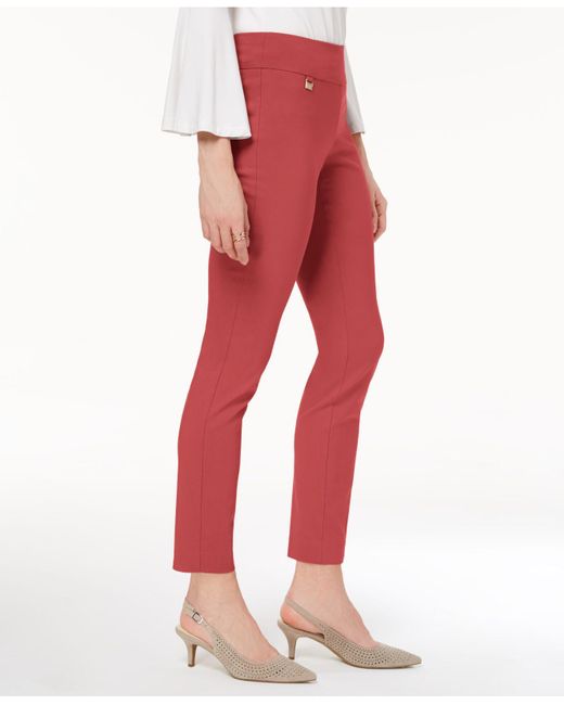 alfani tummy control pull on pants