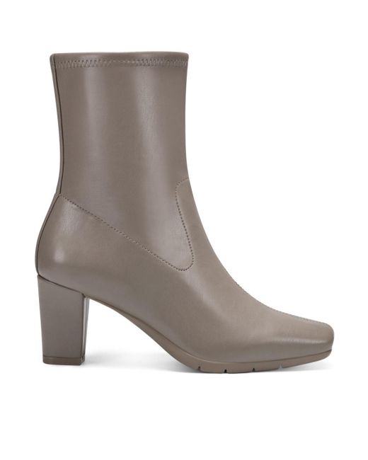 Aerosoles Brown Cinnamon Heeled Tailored Booties