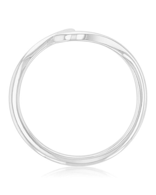 Roxy White Waterproof Yellow Wave Ring